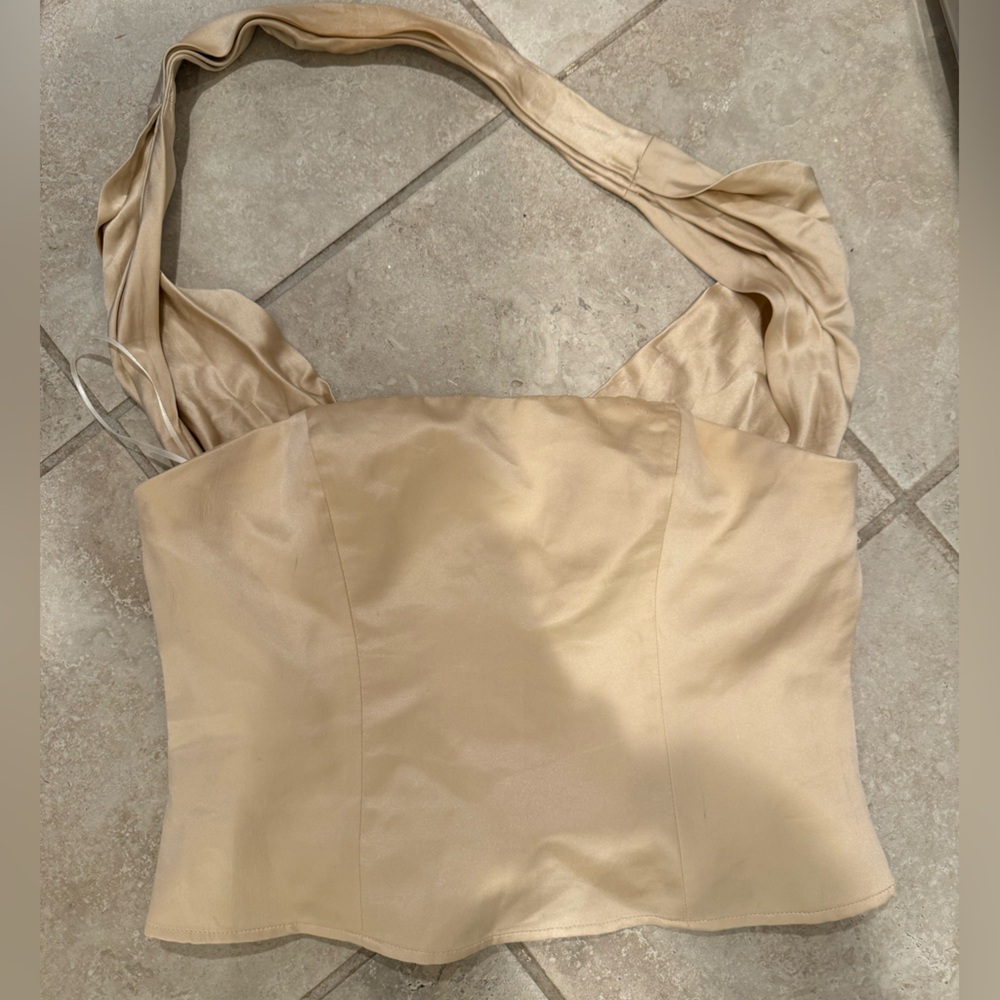 Reformation Sallie Silk Top